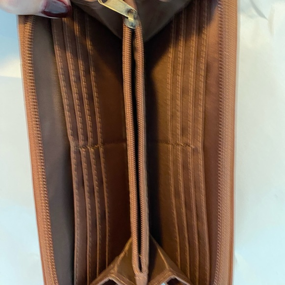 St. John’s Bay wristlet wallet. Croc leather. Gently used condition. - Picture 8 of 8